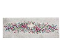 Tovaglia Natale Centrino Runner Centrotavola Natalizio Gobelin Silver Stella 131