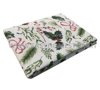 Tovaglia Natale puro cotone made in italy x12 posti idea regalo Cassera
