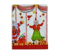 Tovaglia Natalizia 6 posti stampa digitale Circus decori Natale Zucchissime 4623