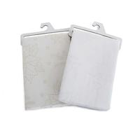 Tovaglia Natalizia Antimacchia Lurex con Lavorazione Jacquard Stella di Natale