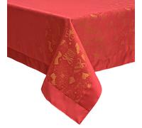 Tovaglia Natalizia lurex antimacchia idrorepellente Preziosa Home 24 posti 6528
