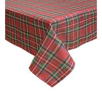 Tovaglia Natalizia no stiro Sommaruga Tartan 12 posti Tavola Natale 6399