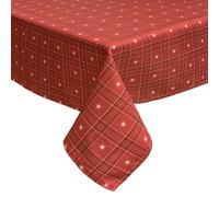 Tovaglia Natalizia no stiro Sommaruga Tartan 6 posti Tavola Natale 6398