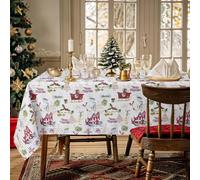 Tovaglia Natalizia rettangolare varie misure Copritavolo Twill stampato 6974