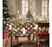 Tovaglia Natalizia rettangolare varie misure Copritavolo Twill stampato 6974