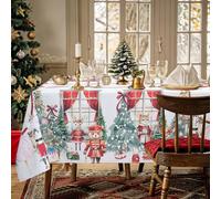 Tovaglia Natalizia stampa Digitale copritavolo Decoro Natale varie misure 7141