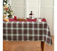 Tovaglia Natalizia Tartan loneta con runner Natale varie misure 6969