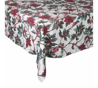 Tovaglia natalizia140x180 cm in cotone, 8 posti tavola, Traditional Christmas