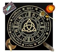 Tovaglia per la divinazione dei tarocchi, panno da lettura dei tarocchi, tovaglia per tarocchi, arocchi, accessorio da tavolo per appassionati di tarocchi, sensitivi, mago