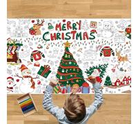 Tovaglia per Pittura di Natale, Gigante 180 x 90 cm, Carta Fai da Te per Bambini, Poster, Giochi e Attività, Motivo: Me