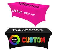Tovaglia personalizzata con logo aziendale, tovaglia personalizzata con logo aziendale o il tuo testo, tovaglia personalizzata con logo, banner da tavolo per aziende, eventi, matrimoni, compleanni