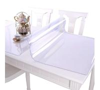 Tovaglia plastificata Cristal trasparente in pvc 0,30 mm 6 posti 180 x 140 cm