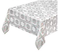 Tovaglia plastificata effetto pizzo ricamo 3D copritavolo cucina antimacchia