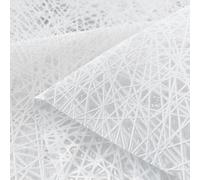 Tovaglia Plastificata Ricamata Bianca Pizzo 3D Moderna Copritavolo Cucina Antimacchia 137X160 DIS_B