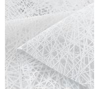 Tovaglia Plastificata Ricamata Bianca Pizzo 3D Moderna Copritavolo Cucina Antimacchia 137X300 DIS_B