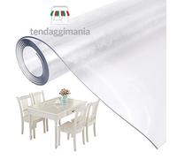 Tovaglia plastificata trasparente CRISTAL H140 cm Plastica rivestimento in pvc