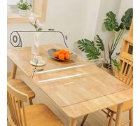 Tovaglia PVC Impermeabile Trasparente Rettangolare Spessore 1,5mm Larga