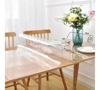 Tovaglia PVC Impermeabile Trasparente Rettangolare Spessore 1,5mm Larga