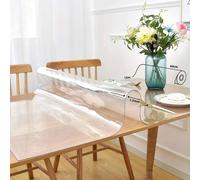 Tovaglia PVC Impermeabile Trasparente Rettangolare Spessore 1,5mm Larga