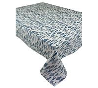 Tovaglia Quadrata e Rettangolare Cotone PESCIOLINI Tovaglia Cotone Tema Mare, Fantasia Mare - 4 posti 140X140 cm.