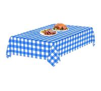 Tovaglia rettangolare a quadretti, tessuto impermeabile resistente, decorazione per esterni, tovaglia per feste Oktoberfest, per barbecue, patio, campeggio o sala da pranzo in giardino, verde, nero