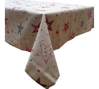 Tovaglia Rettangolare Antimacchia Navidad con Tovaglioli Made in Italy