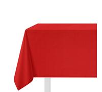 Tovaglia rettangolare Basik rossa in cotone