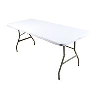 Tovaglia rettangolare bordo elastico adatta a tavoli pieghevoli impermeabile e l