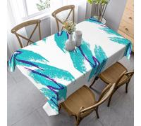 Tovaglia rettangolare con stampa a forma di tazza anni '90, per la cucina, la sala da pranzo, la tovaglia per la cena del partito