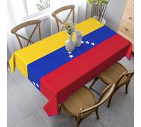 Tovaglia rettangolare con stampa bandiera del Venezuela, per la cucina, la sala da pranzo, la tovaglia per la cena delle feste