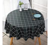 Tovaglia rettangolare impermeabile antimacchia, 180 cm, verde scuro, copertura per casa, picnic, hotel, bar, perfetta per ogni occasione