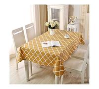 Tovaglia rettangolare impermeabile in cotone giallo per uso esterno 140 x 180 cm perfetta per salone e decorazione mini mantello protezione Mesa