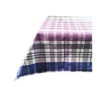Tovaglia rettangolare in cotone tinto in filo EVAN da 180 cm a 320 cm