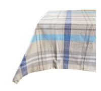 Tovaglia rettangolare in cotone tinto in filo STUART sabbia da 180 a 320cm