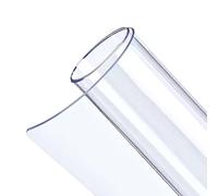 Tovaglia rettangolare trasparente, spessore 1,5 mm, protezione in plastica, facile da pulire, tappetino da scrivania 90 x 160 cm, perfetto per uso domestico e cucina
