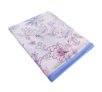 Tovaglia rettangolare x6 o 12 persone cotone Aurora azzurro