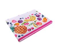 Tovaglia rettangolare x6 o x12 persone Fruit fucsia puro cotone