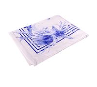 Tovaglia rettangolare x6 o x12 persone puro cotone Saint Tropez bluette