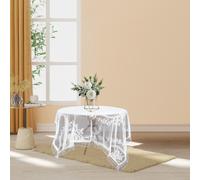 Tovaglia Ricamata Da Esterno Rotonda Copritavolo Rotondo Attrezzato Circolare