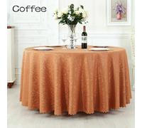 Tovaglia Rotonda Jacquard Matrimonio Hotel Banchetto Copritavolo Casa