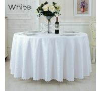 Tovaglia Rotonda Jacquard Matrimonio Hotel Banchetto Copritavolo Casa