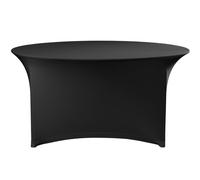 Tovaglia rotonda per catering, diametro 150x76 cm - nera