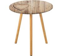 Tovaglia rotonda per San Valentino, cuore rustico su assi di legno, sfondo per amanti degli angoli, stampa romantica per celebrazioni, adatta per soggiorno, camera da letto, piccolo spazio, adatta per