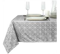 Tovaglia Sierle 140x200cm Grigia Con Motivo Unique Living Di Lemetex WA