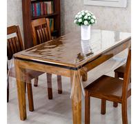 Tovaglia Trasparente Antimacchia in PVC Crystal, Copritavolo cristallo Spessore