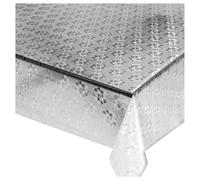 Tovaglia Trasparente Antimacchia Moderna Plastificata Lucida Copritavolo Pvc Mod.LUX 140X300 DIS_18