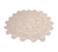 Tovaglia unica in pizzo all'uncinetto per sala da pranzo e bar, perfetto stile retrò (45 cm)