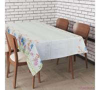 Tovaglia verdino ortensie Preziosa rasatello Thango C