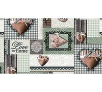 Nb Tovaglia plastificata in PVC, Rotolo da 140 h cm x 20 mt - Fantasia 1056-1