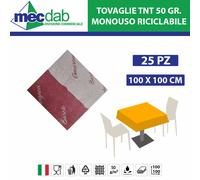 Tovaglie Coprimacchia 25 / 50 Qtà Tessuto Non Tessuto Baccus Bordeaux Per Tavoli